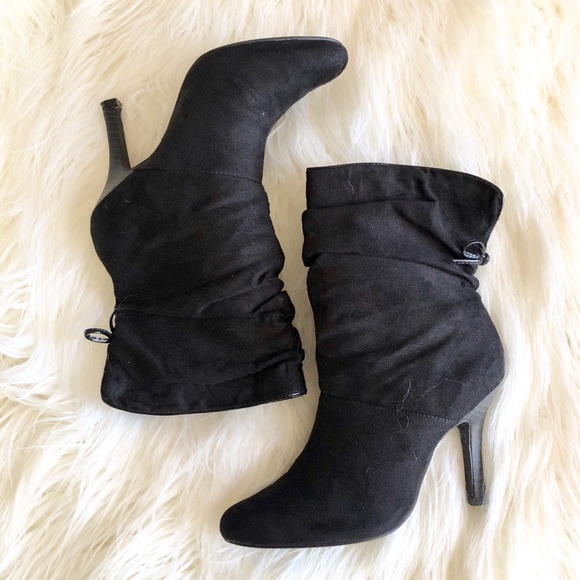 Rampage Shoes - Rampage slouchy Stiletto heel booties